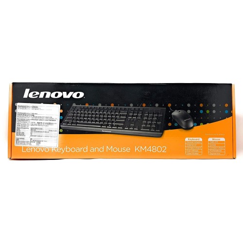 Lenovo KM4802 Keyboard Mouse, Combo Pack