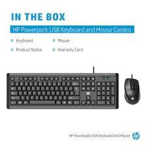 HP Power Pack Keyboard Mouse, Combo Pack