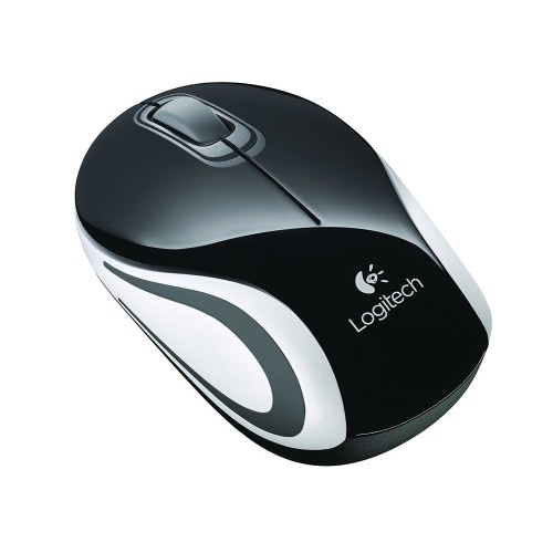 Logitech M187 Mini Wireless Mouse, Black