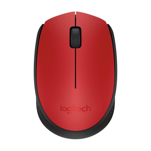 Logitech M171 Wireless Mouse, Red