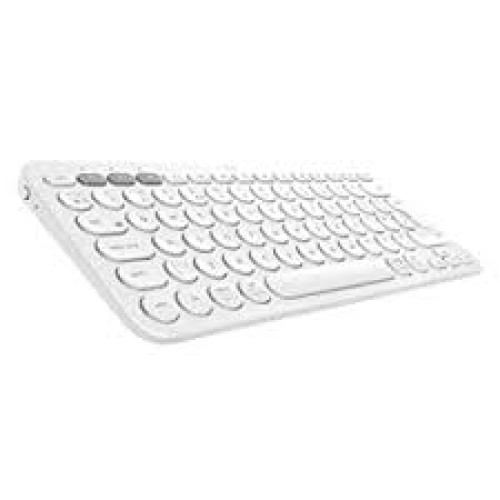 Logitech K380 Multi-Device Bluetooth Keyboard, Off-white