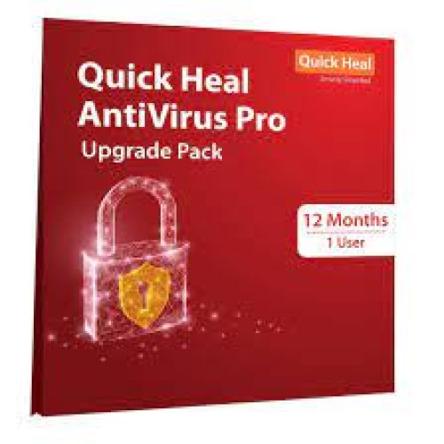 2 User, 1 Year, Quick Heal Antivirus Pro