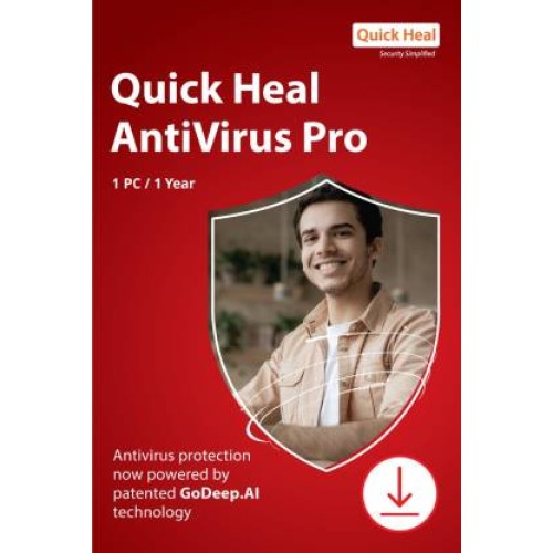 1 User, 1 Year, Quick Heal Antivirus Pro