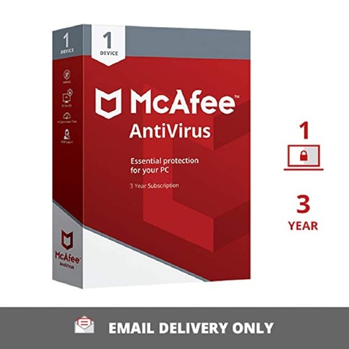 1 User, 3 Year, McAfee Antivirus