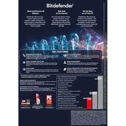 5 User, 1 Year, Bitdefender Antivirus, Plus