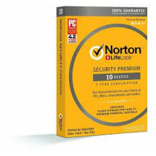Norton Security Premium, 10 Devices, 36 months
