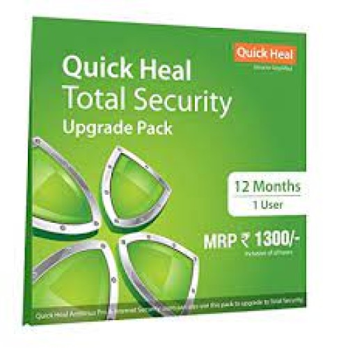 Renewal, 1 User, 1 Year, Quick Heal Total Security