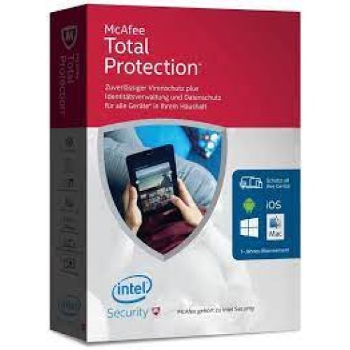 3 User, 3 Year, Mcafee Total Protection