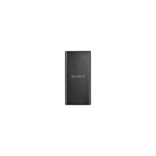 Sony External 256GB SSD Hard Drive, Black