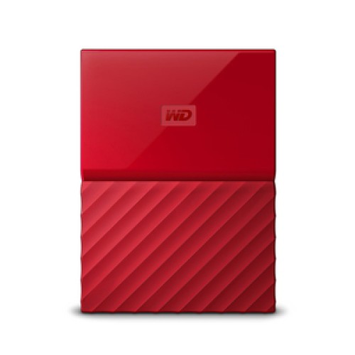 WD 1TB My Passport USB 3.0 External Hard drive, Red