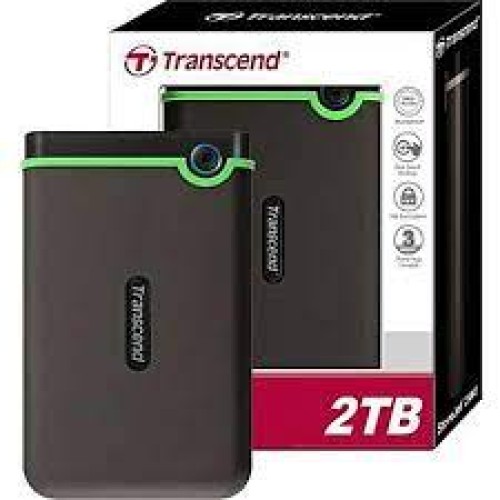 Transcend 2TB External Hard Disk Drive, 25M3