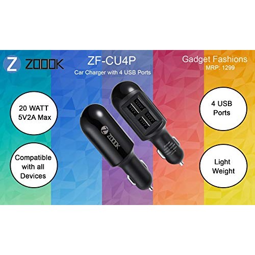 ZK CAR CHARGER ZF-CU4P