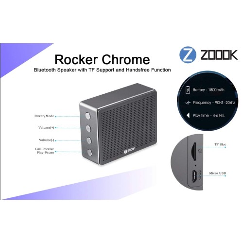 ZOOOK BT SPEAKER CHROME